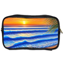 Summer Sunset Surf Toiletries Bag (two Sides) by GardenOfOphir