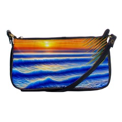 Summer Sunset Surf Shoulder Clutch Bag by GardenOfOphir