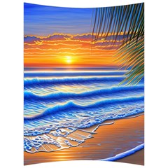 Summer Sunset Surf Back Support Cushion by GardenOfOphir