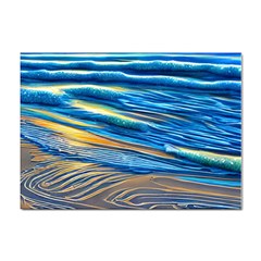 Waves Crashing On The Shore Sticker A4 (100 Pack) by GardenOfOphir