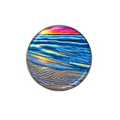 Waves Crashing On The Shore Hat Clip Ball Marker by GardenOfOphir