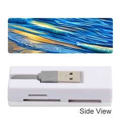 Waves Crashing On The Shore Memory Card Reader (stick) by GardenOfOphir