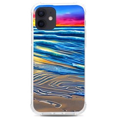 Waves Crashing On The Shore Iphone 12/12 Pro Tpu Uv Print Case