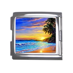 Sunrise At The Beach Mega Link Italian Charm (18mm) by GardenOfOphir