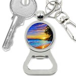 Sunrise At The Beach Bottle Opener Key Chain Front