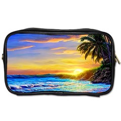 Sunrise At The Beach Toiletries Bag (two Sides) by GardenOfOphir