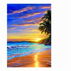 Sunrise At The Beach Small Garden Flag (two Sides) by GardenOfOphir