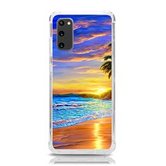 Sunrise At The Beach Samsung Galaxy S20 6 2 Inch Tpu Uv Case