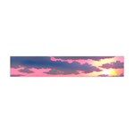 Sunset Over The Beach Premium Plush Fleece Scarf (Mini) Front