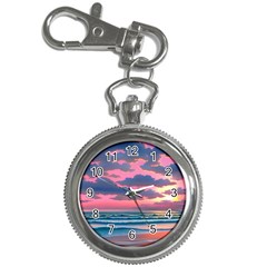 Sunset Over The Beach Key Chain Watches