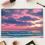 Sunset Over The Beach Cosmetic Bag (XXL) Front