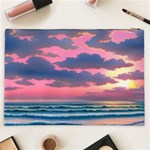 Sunset Over The Beach Cosmetic Bag (XXL) Back