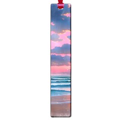 Sunset Over The Beach Large Book Marks by GardenOfOphir