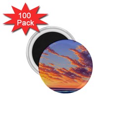 Summer Sunset Over Beach 1 75  Magnets (100 Pack)  by GardenOfOphir