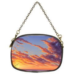 Summer Sunset Over Beach Chain Purse (two Sides) by GardenOfOphir