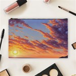 Summer Sunset Over Beach Cosmetic Bag (Large) Front