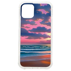 Sunset Over The Beach Iphone 12 Mini Tpu Uv Print Case	 by GardenOfOphir