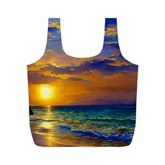 Nature Sunset Full Print Recycle Bag (m) by GardenOfOphir