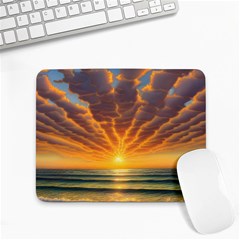 Waves At Sunset Small Mousepad by GardenOfOphir