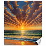 Waves At Sunset Canvas 20  x 24  19.57 x23.15  Canvas - 1