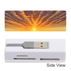 Waves At Sunset Memory Card Reader (stick) by GardenOfOphir