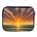 Waves At Sunset Apple iPad 2/3/4 Zipper Cases Front