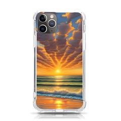 Waves At Sunset Iphone 11 Pro 5 8 Inch Tpu Uv Print Case