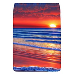 Golden Sunset Over Beach Removable Flap Cover (s) by GardenOfOphir