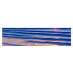 Golden Sunset Over Beach Oblong Satin Scarf (16  x 60 ) Front