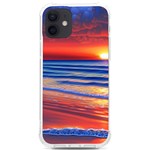 Golden Sunset Over Beach iPhone 12/12 Pro TPU UV Print Case Front