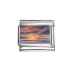 Serene Sunset Over Beach Italian Charm (9mm) Front