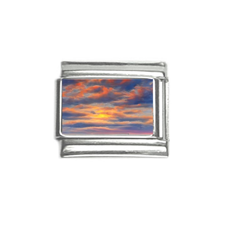 Serene Sunset Over Beach Italian Charm (9mm)