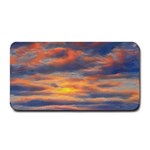 Serene Sunset Over Beach Medium Bar Mat 16 x8.5  Bar Mat