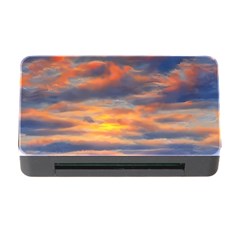 Serene Sunset Over Beach Memory Card Reader With Cf by GardenOfOphir