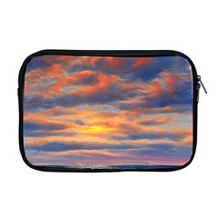 Serene Sunset Over Beach Apple Macbook Pro 17  Zipper Case by GardenOfOphir