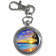 Sunrise At The Beach Key Chain Watches by GardenOfOphir