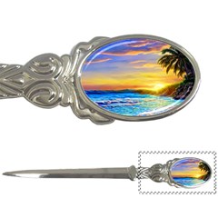 Sunrise At The Beach Letter Opener by GardenOfOphir