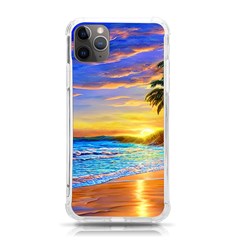 Sunrise At The Beach Iphone 11 Pro Max 6 5 Inch Tpu Uv Print Case by GardenOfOphir