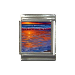 Sunset At The Beach Italian Charm (13mm) by GardenOfOphir