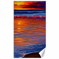 Sunset At The Beach Canvas 40  x 72 