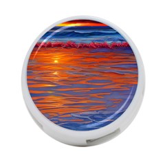 Sunset At The Beach 4-Port USB Hub (One Side)