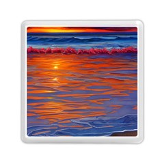 Sunset At The Beach Memory Card Reader (square) by GardenOfOphir