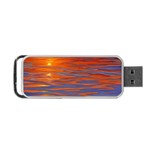 Sunset At The Beach Portable USB Flash (Two Sides) Back