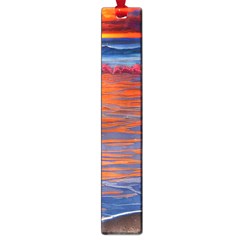 Sunset At The Beach Large Book Marks by GardenOfOphir