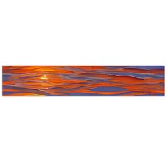 Sunset At The Beach Large Premium Plush Fleece Scarf 