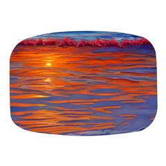 Sunset At The Beach Mini Square Pill Box by GardenOfOphir