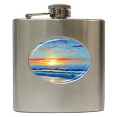 Reflecting On A Perfect Day Hip Flask (6 Oz) by GardenOfOphir