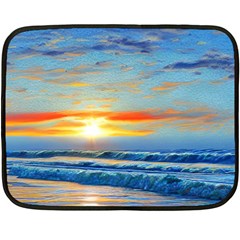 Reflecting On A Perfect Day One Side Fleece Blanket (mini) by GardenOfOphir