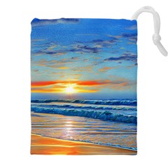 Reflecting On A Perfect Day Drawstring Pouch (4xl) by GardenOfOphir