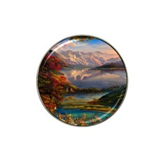 Summer Sunset Hat Clip Ball Marker (4 Pack) by GardenOfOphir